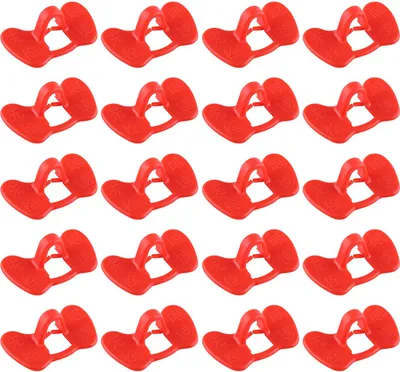 Image de 20 lunettes pour poules sans goupille ni boulon, lunettes de protection anti-picking pour poules, matériel agricole
