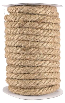 Immagine prodotto di Vaessen Creative, corda di juta naturale, 10 mm x 10 m - corda per il giardino, filo per la cucina e altro