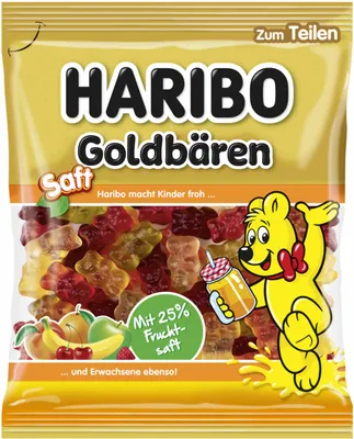 Produktbild von Haribo Saft Goldbären 160g