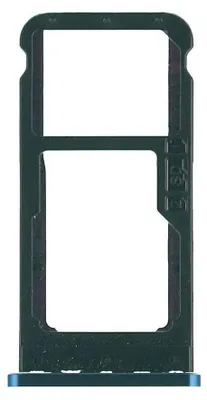 Produktbild von Nokia 6.1 Sim Karten Halter Tray Fach, Blau