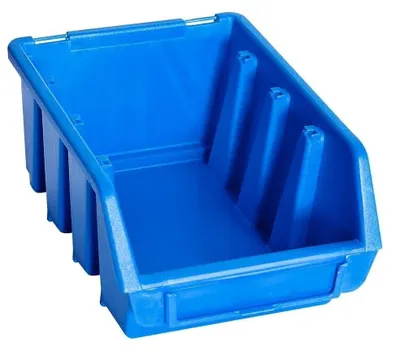 Produktbild von Set aus 20 stapelbaren Aufbewahrungsboxen für Werkstatt und Garage
