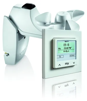 Image de Somfy 1818318 Soliris Smoove Uno Pure White Kit m.W/S-Sensor m.Rahmen