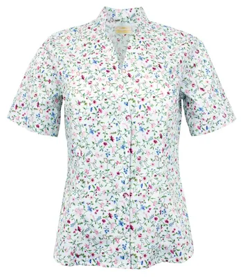 Produktbild von Pierre Marcel Damen Trachtenbluse Viola mit Blumenmuster - Creme Größe: 38