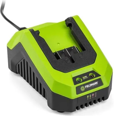 Obrázek produktu pro Nabíječka akumulátorů FIELDMANN 20 V, nabití 2Ah akumulátoru za 60 minut, kompatibilní s akumulátory 2Ah a 4Ah