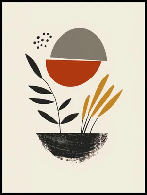 Produktbild von Poster 60x80cm Morgen mit Akzent