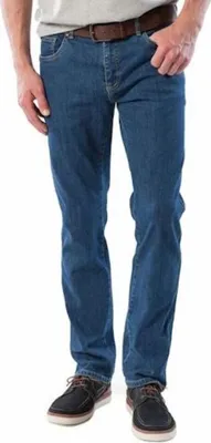 Produktbild von Stooker Frisco Herren Stretch Jeans Hose - Blue Stone / Blau (W33,L34)
