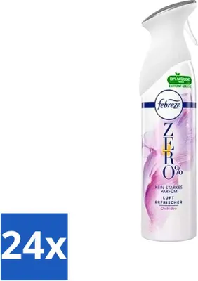 Obrázok produktu pre Febreze sprej – 0 % – orchidea – osviežovač vzduchu – 300 ml – výhodné balenie – 24 kusov