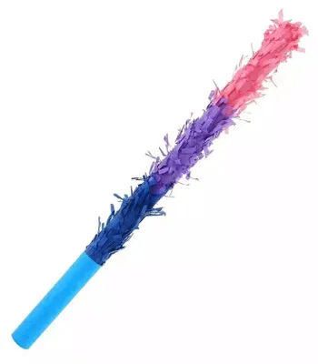 Productafbeelding van Paar knuppels om een piñata mee te breken, paars, 45x2,5 cm