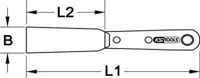 Immagine prodotto di KS Tools Scalpello per raschiare, 15x175 mm