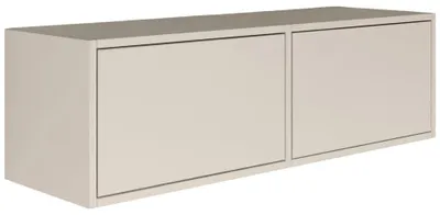 Zdjęcie produktu dla Selsey - Niska komoda pod telewizor, kolor kaszmir, nowoczesny design, wymiary: 100 x 30 x 30 cm