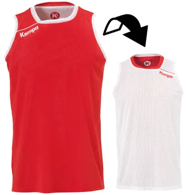 Image de Kempa Débardeur réversible enfants rouge blanc taille 152