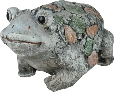 Produktbild von Frosch Figur in Stein Optik Gartenfigur Frosch Deko Tierfigur