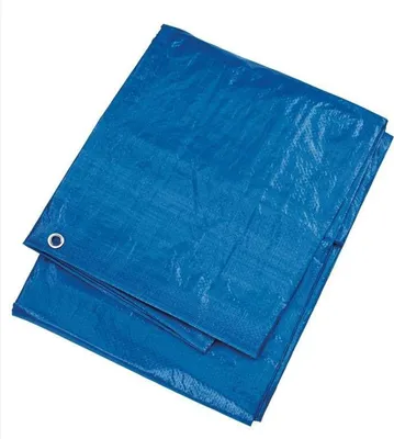 Image de J.A.D. OUTILS Feuille de couverture bleue 3 x 4 m, 50 g/m2