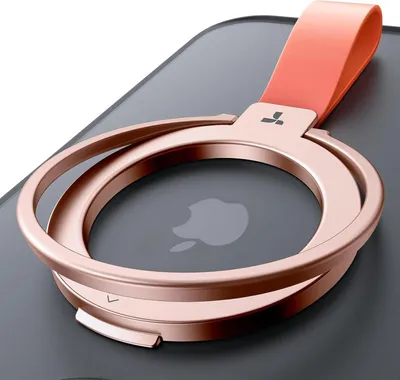 Produktbild von TORRAS Handy Ring für MagSafe 12N - 360°Drehbarer Fingerhalter & Ständer - Magnetisch - iPhone Samsung - Rosenrosa
