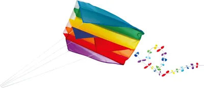 Produktbild von Kinderdrachen Gunther Mini Parafoil GU1173 Regenbogen 60 x 51 cm