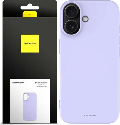 Image de Étui en silicone SPACECASE Silicone Case pour iPhone 17 Violet