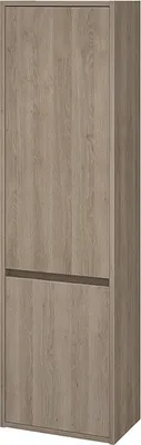 Produktbild von BADLAND Badezimmer Hochhängeschrank Hochschrank mit 2-Türen CREA 140x40x25 Eiche