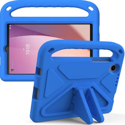 Obrázek produktu pro Ochranné pouzdro pro Lenovo Tab M8 4th Gen 8" 2023 TB-300FU/300XU, lehké dětské pouzdro z EVA s držadlem a stojánkem Modrý
