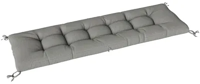 Produktbild von Palettenkissen Abnehmbar Sitzkissen mit Befestigungsbändern Palettenpolster für die meisten Liegen 198x65x13cm Hellgrau