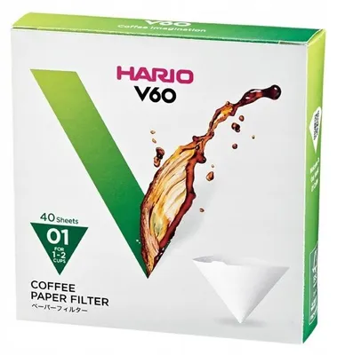 Zdjęcie produktu dla Filtr papierowy do kawy Hario V60