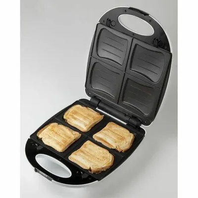 Image de Appareil à sandwichs DOMO - DO9046C - Surface de cuisson extra large 27 x 32 cm - Plaques amovibles - 1200 W
