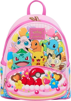Produktbild von Loungefly - Plecak Pokemon Friends Party 26cm dla miłośników gier i anime