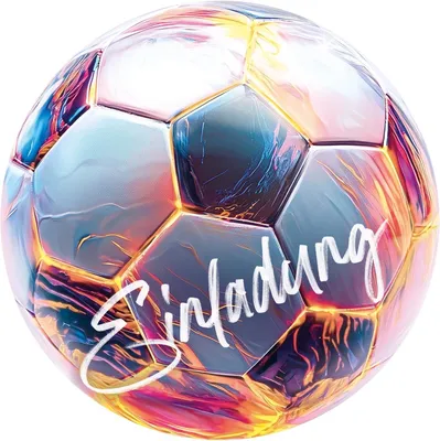 Produktbild von Fußball-Einladungskarten für Kindergeburtstage – Set mit 12 Stück – Einladungen für Kinder – Geburtstagseinladungen