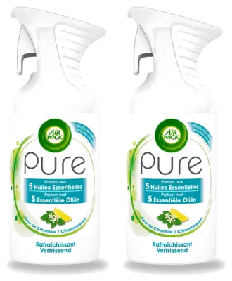 Produktbild von 2 x Air Wick Pure Raumspray - Citroenblüte - 250 ml - Vorteilspackung - 2 Stücke
