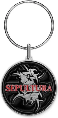 Immagine prodotto di Portachiavi con logo e S tribale dei Sepultura