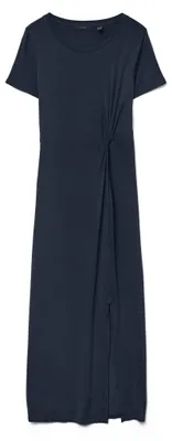 Produktbild von VERO MODA Damen Vmava Lulu Ancle Dress Ga Petite Kleid, Navy Blazer, L EU
