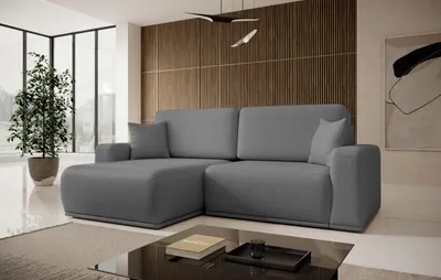 Produktbild von FurMeb24 ECKSOFA FLOUD - 250 x 160 cm aragon 97 - mit schlaffunktion und bettkasten - linke seite