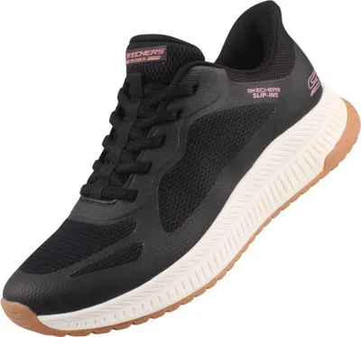 Image de Skechers Slip-Ins Bobs Squad 4 Staple Look Damen Sneaker Schwarz/Weiß