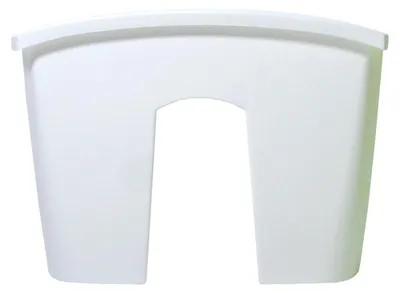 Produktbild von Prosperplast Pflanzkubel - Gelander - perlweis - 24 cm - Balkonkubel