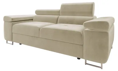Produktbild von MIRJAN24 Sofa Torezio 2, Couch mit Einstellbare Kopfstützen,  2-Sitzer, Wohnzimmer, 198x102x70-90 cm (Farbe: Polo 872)