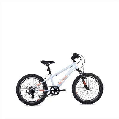 Immagine prodotto di Bicicletta per bambini da 20 pollici, 6 marce, MTB per bambini, S’COOL Xroc, dai 6 ai 10 anni, 115-135 cm, grigio/arancione neon