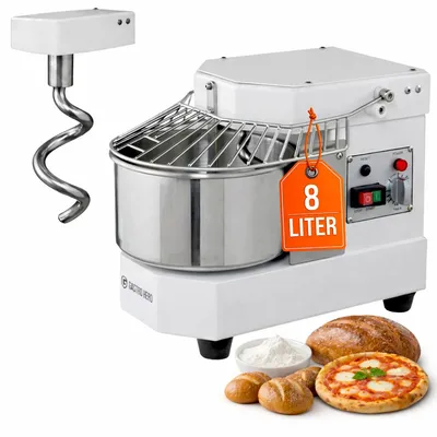 Produktbild von GastroHero Teigknetmaschine ECO 8 – 8 Liter, 230 V, fester Kopf, kompakt & ideal für Pizzerien