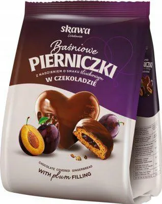 Zdjęcie produktu dla Pierniki Lam z jabłkiem w czekoladzie 175 g