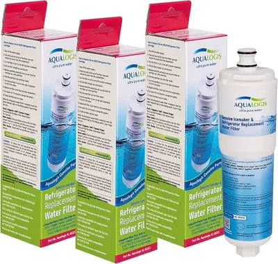 Obrázek produktu pro Aqualogis AL-052CS Sada vodních filtrů pro chladničky 3 ks - Kompatibilní s Bosch, Siemens, CS-52, CS-51, 640565 5586605-06, 5586605, Neff, Gaggenau