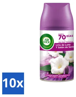 Produktbild von 10 x Air Wick Freshmatic Nachfüller - Mondlilie - 250 ml - Vorteilspackung - 10 Stücke