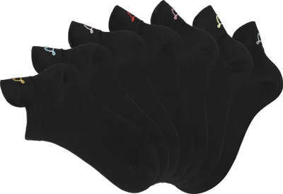 Produktbild von LASCANA Sneakersocken für Damen mit eingestricktem Markenlogo 7 -teilig 7x schwarz Größe 35/38