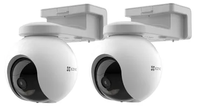 Produktbild von EZVIZ HB8 Outdoor Kamera mit Solar - Kit, 2er-Set