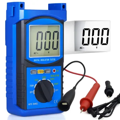 Productafbeelding van INFURIDER Digitaal isolatieweerstandstester, YF-6688F. Isolatiemeter met testspanning van 2500V. Megohmmeter voor isolatieweerstand van 20 G Ohm – YF-6688F (1 Mohm - 20 Gohm)