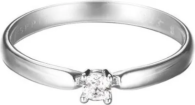 Produktbild von Esprit Damen Ring Silber Zirkonia Solo Glam ESRG92365A1, Ringgröße:56 (17.8 mm Ø)