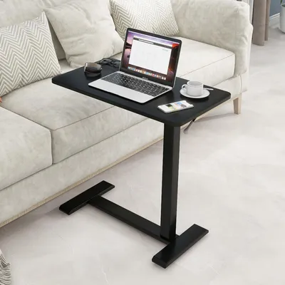 Laptoptisch höhenverstellbar 66-100 cm, mit Rollen, mobil