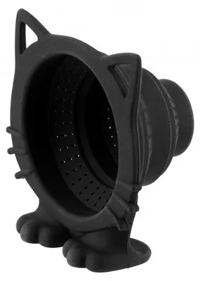 Klappbares Teesieb Katzenform, 9,5 cm, Silikon