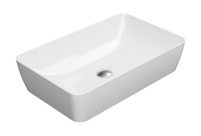 Zdjęcie produktu dla Sapho GSI Sand - Umywalka nablatowa, 600x380 mm, Extraglaze, biały 903611