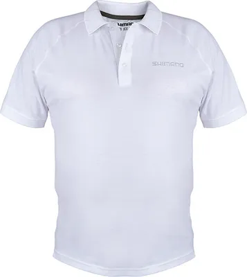 Obrázok produktu pre SHIMANO Polo s krátkym rukávom, XXL, biela, SHSSPWHXXL