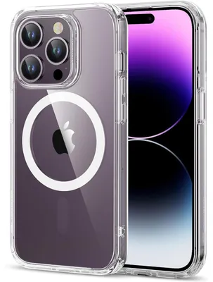 Produktbild von iPhone 14 Pro Hülle MagSafe Militärschutz Klar Kratzfest Vergilbungsbeständig