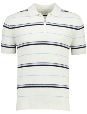 Produktbild von cel Creme Gant Poloshirt gestreift kurzärmelig