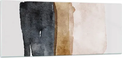 Produktbild von Bilder auf glas - Einteilig - Abstraktion die Farben Aquarell - 100x40cm - Glasbilder - Wandbilder - Bilder - Wanddekoration aus Glas - Glas Bilder - Wandbild auf Glas - GAB100x40-4947
